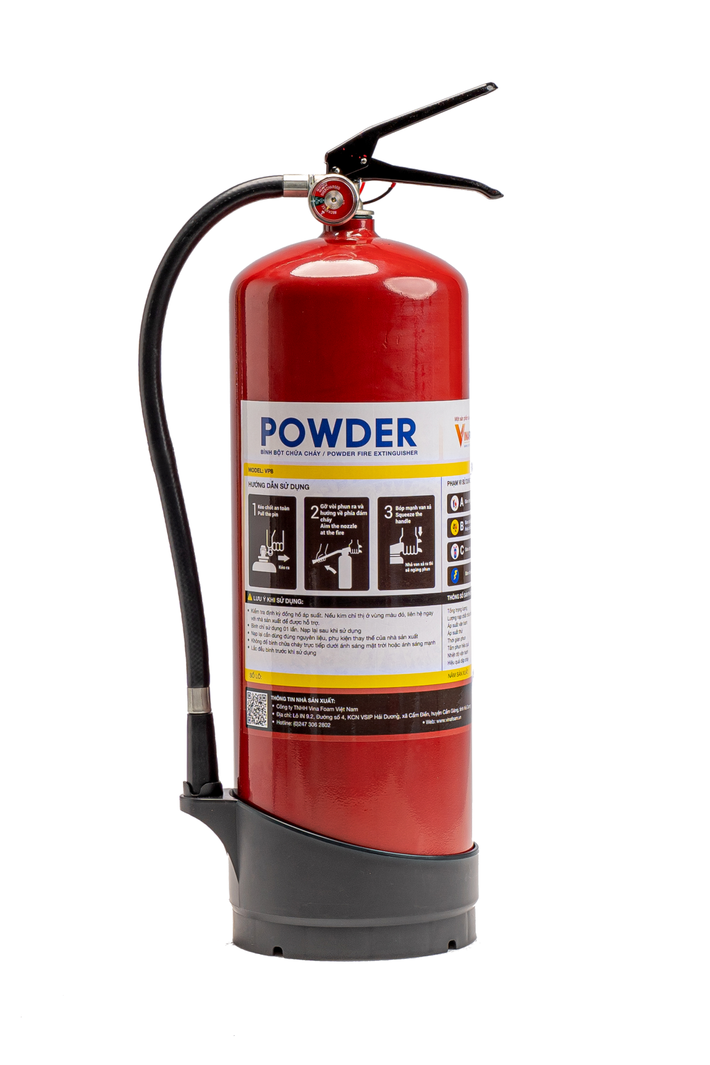 6Kg ABC Dry Chemical Fire Extinguisher