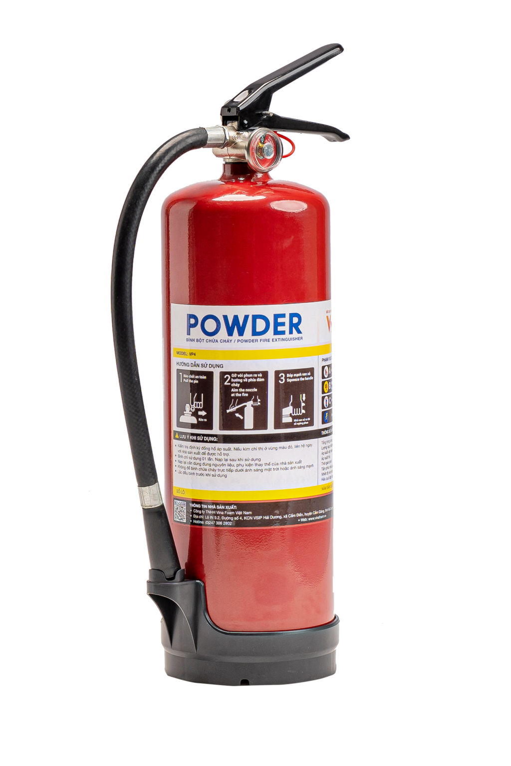 3Kg ABC Dry Chemical Fire Extinguisher